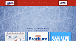Desktop Screenshot of klicklewisarena.com